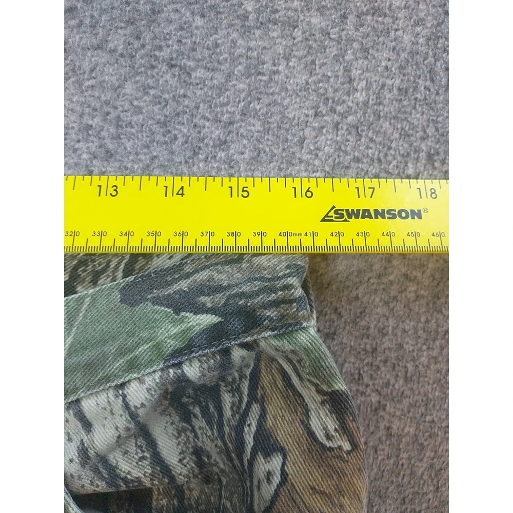 Cabelas Realtree Camo Pants Mens 32 Regular Straight Leg Cotton Canvas Hunting